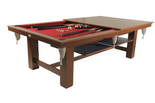 Mesa de pool con tapa comedor reversible a Ping Pong